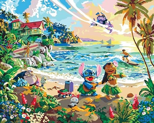 Cra-Z-Art Disney Dreams Collec...r Thomas Kinkade Lilo & Stitch