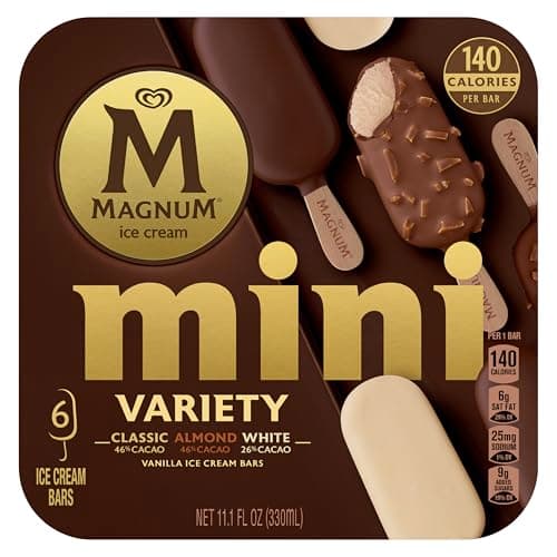 Magnum Ice Cream Bars For an i...gian Chocolate 11.1 oz 6 Count