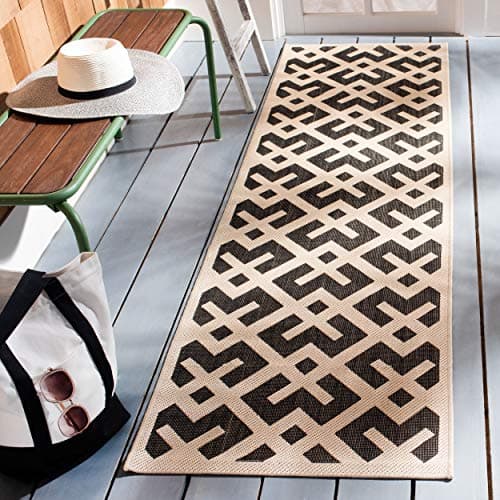 SAFAVIEH Courtyard Collection ...io Backyard Mudroom Runner Rug