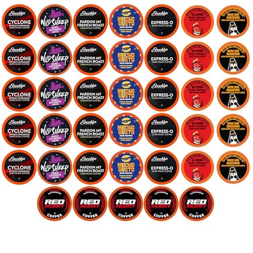 Two Rivers High Caffeine Coffee Best of the Best 40-Pod Variety Pack for $15 w/ Prime + free shipping