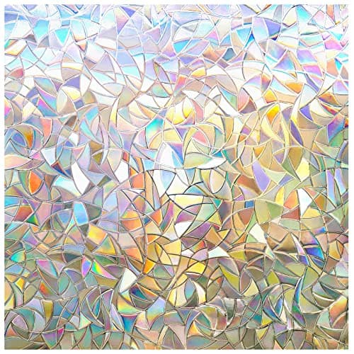 17.5" x 78.7" Stained Glass Window Privacy Film for $6 + free shipping w/ Prime