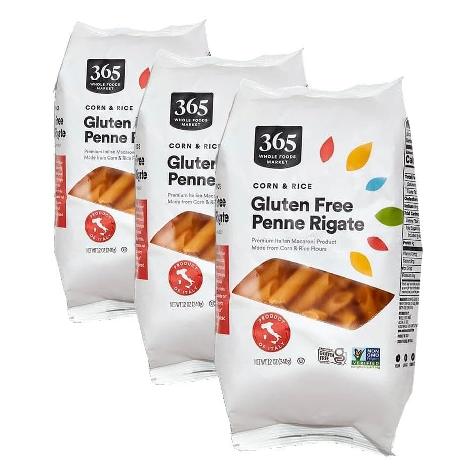 365 by Whole Foods Market, Cor...e Rigate, 12 Ounce (Pack of 3)