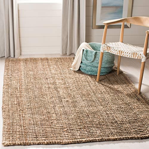 SAFAVIEH Area Rug 3x5 - Natura...y Textured Thick Pile (NF447M)