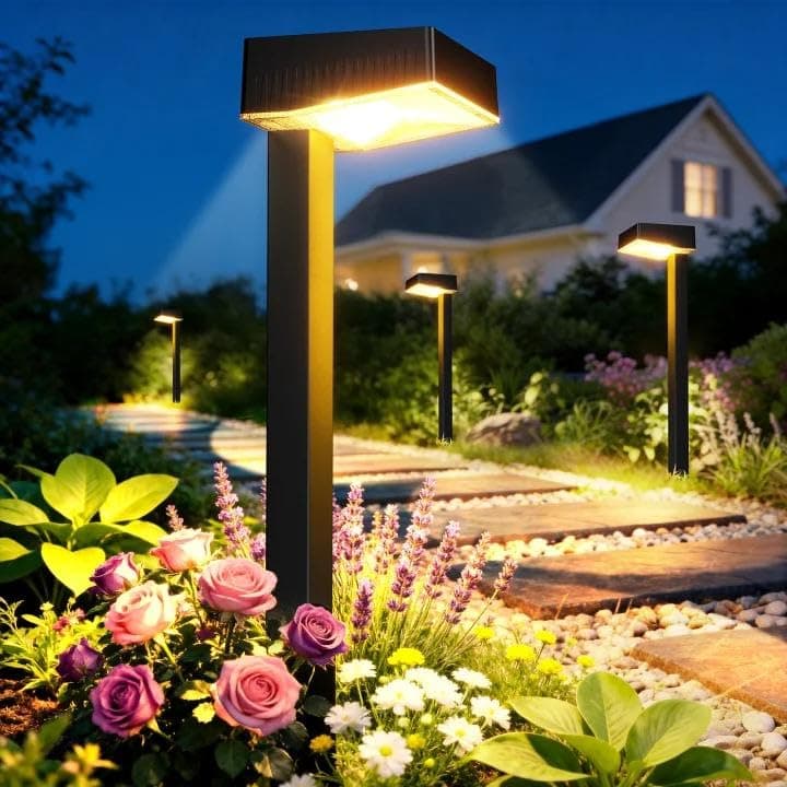 8-Pack ELECLINK Solar Pathway Lights w/ 60LM LED & 2 Light Modes $27.15 + Free S/H