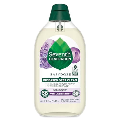 Seventh Generation EasyDose 23-Ounce Ultra Concentrated Laundry Detergent, 66 Loads (Fresh Lavender) $8.23 w/ S&S + Free Shipping w/ Prime or on $35+