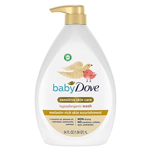 Baby Dove Sensitive Baby Wash ...-Free and Hypoallergenic 34 oz