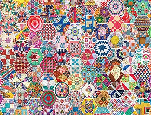 Springbok's 500 Piece Jigsaw P...zle Crazy Quilts - Made in USA