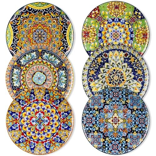 6-Count of 10.5" vancasso Dinner Plates Set (Bohemian Style) $28 + Free S/H