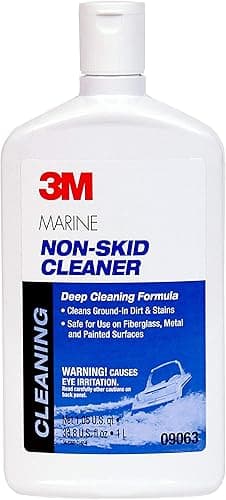 3M Marine Non-Skid Cleaner, 1 L (33.8 fl oz),Yellow/Brown