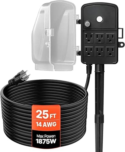 VEVOR Outdoor Power Stake Wate...n/Christmas Lights Decorations