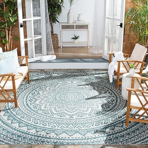 SAFAVIEH Courtyard Collection ...atio Backyard Mudroom Area-Rug