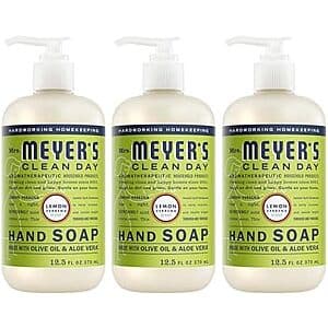 Select Accts: 3-Pk 12.5-Oz Mrs. Meyer's Clean Day Liquid Hand Soap (Lemon Verbena) $10.05 w/ S&S