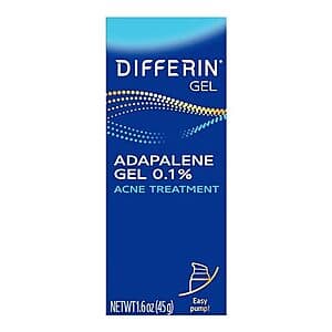 1.6-Oz Differin Gel Acne Spot Treatment w/ Adapalene 0.1% (90-day Supply) 2 for $17.25 w/ S&S