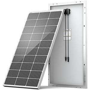 $44.99 | HQST 100W 12V Monocrystalline Solar Panel at Amazon