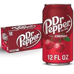 [SnS] $4.75 | 12-Pack 12-Oz Dr Pepper Soda (Cherry) at Amazon