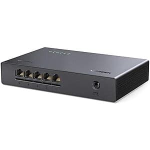 $32.99* | UGREEN 5-Port 2.5Gb Ethernet Switch at Amazon