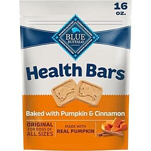 [SnS, AC] $1.74* | 16-Oz Blue Buffalo Health Bars Crunchy Dog Biscuits (Pumpkin & Cinnamon) at Amazon