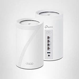 [AC] $224.99* | 2-pk TP-Link Deco 7 Pro BE63 Tri-Band Mesh Wi-Fi 7 System at Amazon