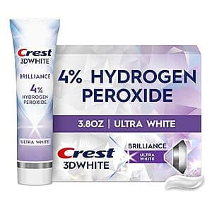 3.8-Oz Crest 3D White Brilliance Pro Teeth Whitening Toothpaste (Mint) $4.55 w/ S&S
