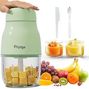 Amazon – Phydge 10oz Baby Food Maker w/ 8 Blades $15.99 w/ Code