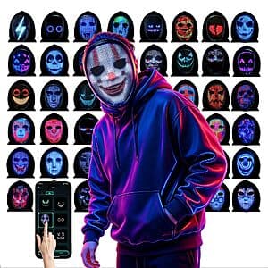 Amazon – JDBMAOYE App-Controlled LED Mask - $34.99 w/ Code