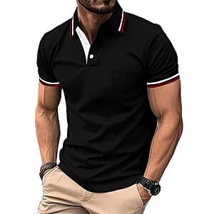 Amazon – ZITY Men’s Moisture-Wicking Polo Shirt w/ Pocket - $8.99 w/ Code