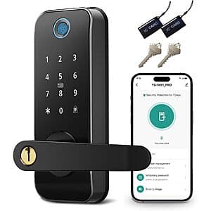 Amazon – Smart Fingerprint Keyless Door Lock w/ Handle - $34.99 w/ Code