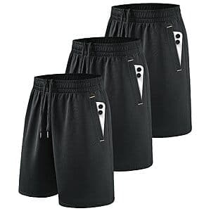 Amazon – Little Beauty 3-Pack Men’s 9" Athletic Shorts - $14.99 w/ Code