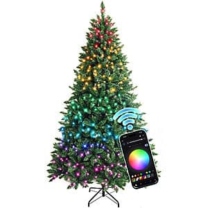 Amazon – HOLLO STAR 6-Ft Prelit RGBW Christmas Tree - $79.99 w/ Code