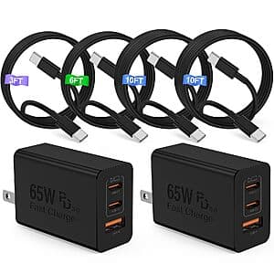 Amazon – COONCXEN 65W USB-C Charger Block Set - $17.99 w/ Code