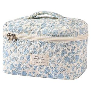 Amazon – Gosect Large Floral Makeup Bag - $5.21 w/ Code