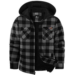 Amazon – JACKETOWN Boys Fleece-Lined Plaid Hooded Jacket - $14.99–$19.44 w/ Code