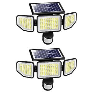 Amazon – Onforu 4500LM Solar Security Lights - $16.89 w/ Code