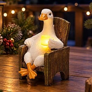 Amazon – Lyeasw 7" Solar Goose Garden Statue - $9.99 w/ Code