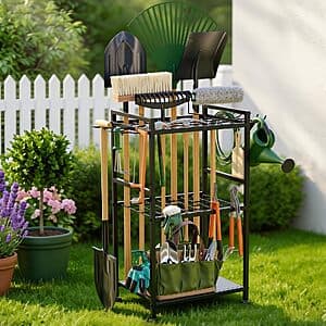 Amazon – SPACECARE Garden Tool Organizer with Feet Up to 35 Long-Handled - $18.14 w/ Code