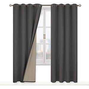 Amazon – BGment 2-Panel 100% Blackout Curtains - $8.99–$14.25