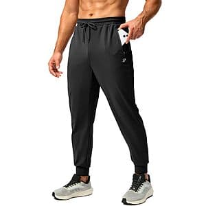Amazon – Pudolla Men's Tall Sweatpants w/ Zipper Pockets - $16.99 w/ Code