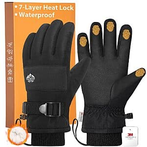 Amazon – Pixel Panda Waterproof 3M Thinsulate Winter Gloves - $9.99 w/ Code