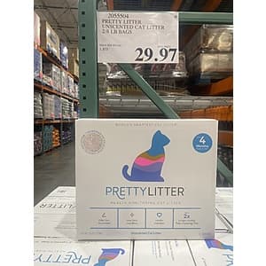 Pretty Litter cat litter $29.97 on clearance at Costco