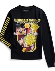 Dragon Ball Z Boys Long Sleeve Graphic Tee (2 Styles) from $3.45