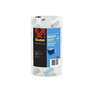 Scotch . Heavy Duty Shipping Packaging Tape (4-Pack) Home Depot Clearance YMMV $4.5
