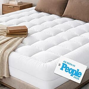 Niagara Sleep Solution Cloud-Like 100% Cotton Queen Mattress Topper $32.99