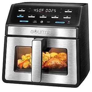 Costco Members: 8-Qt Gourmia Digital Air Fryer w/ Window & Light $45 + $5 S&H