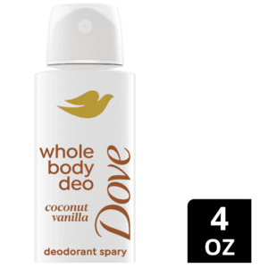 4-oz Dove Women's Whole Body Deo Alcohol Free Deodorant Spray + $5 Walmart Cash $6.60