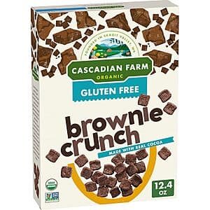 12.4-Oz Cascadian Farm Organic Cereal (Brownie Crunch) 9 for $24.10 w/ S&S + Free S&H