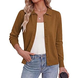 GRACE KARIN Cardigan Sweaters for Women $9.99 at GK DREAM via Amazon