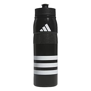 $7.00: adidas Stadium Squeeze Water Bottle 26 oz 750 mL Sport Cap