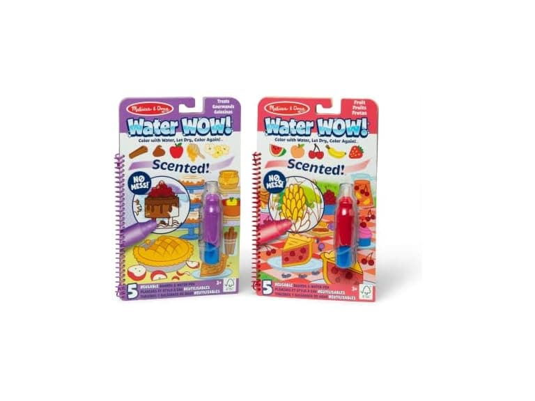 Melissa & Doug 2-Pack Scented Water Wow!, Fruits & Treats