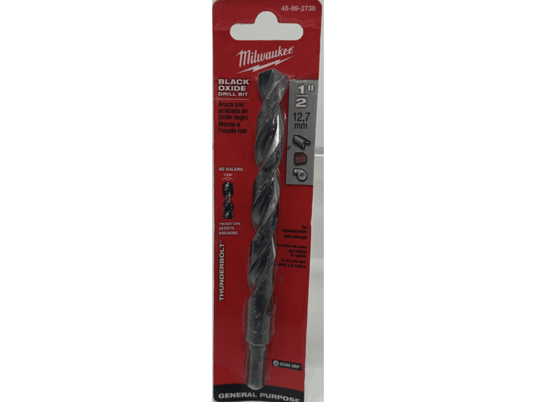 Milwaukee 48-89-2738 1/2inch Black Oxide Bit
