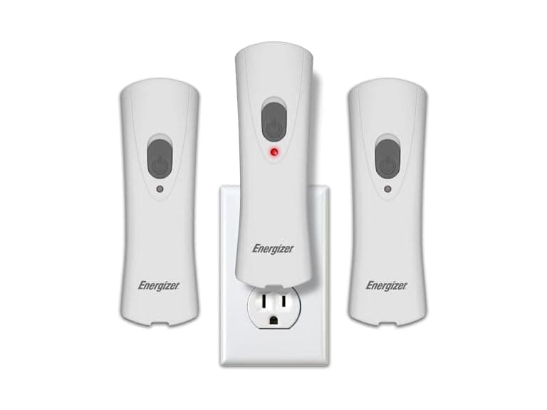 Energizer Weatheready Rechargeable LED Plug In Lights 3PK